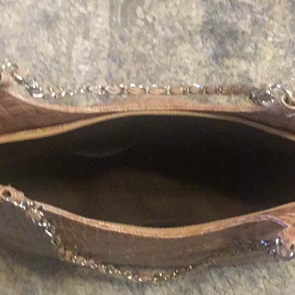 Ladies handbag 16”x9” light brown/tan by Sasha Handbags INC NY - Picture 7 of 7